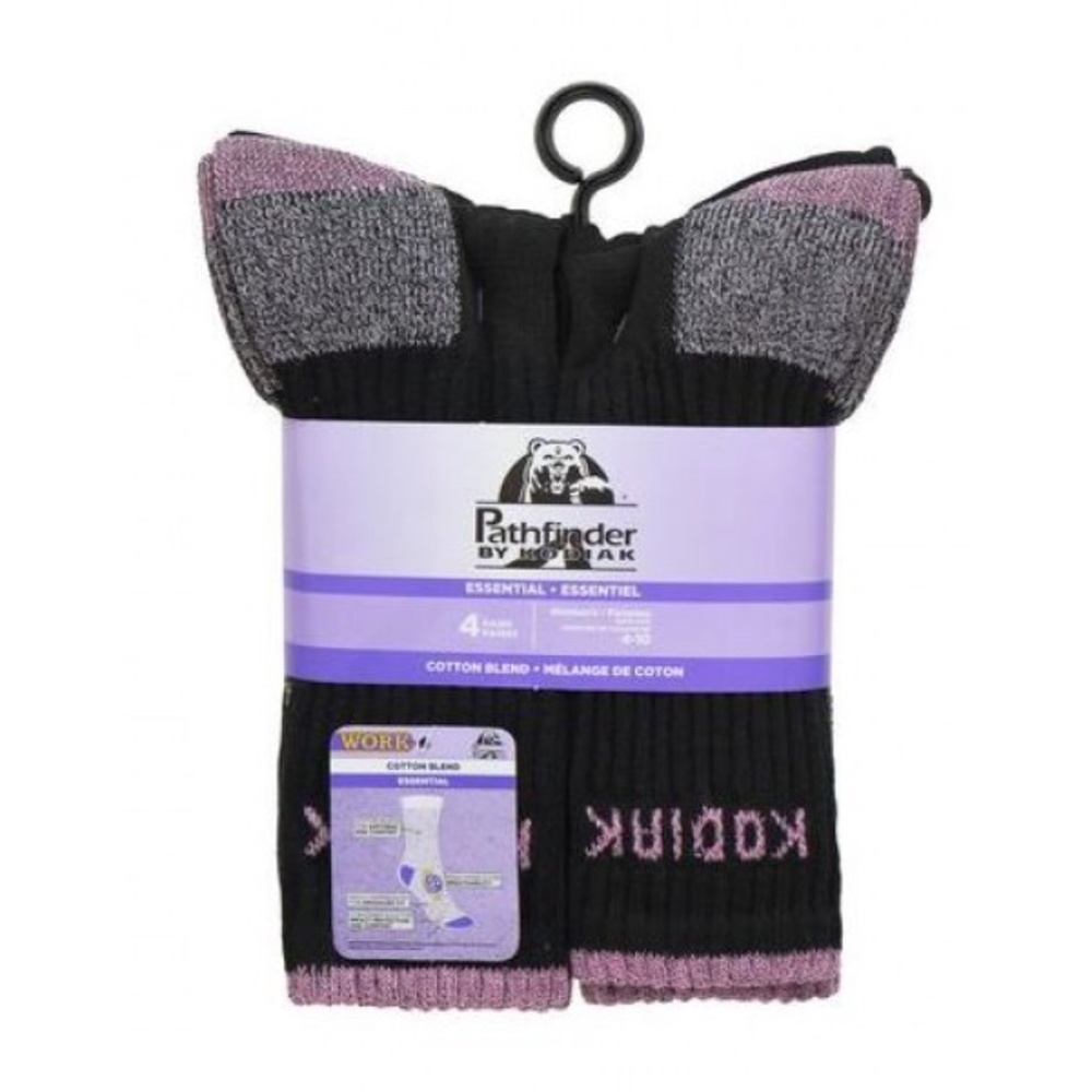 🌟4 pack Ladies Kodiak Socks-Pink